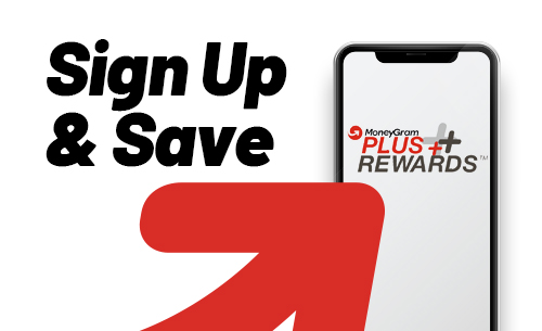 MoneyGram Plus Rewards, sign up and save